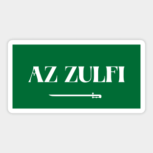 Az Zulfi City in Saudi Arabian Flag Sticker